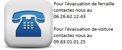 evacuation ferraille